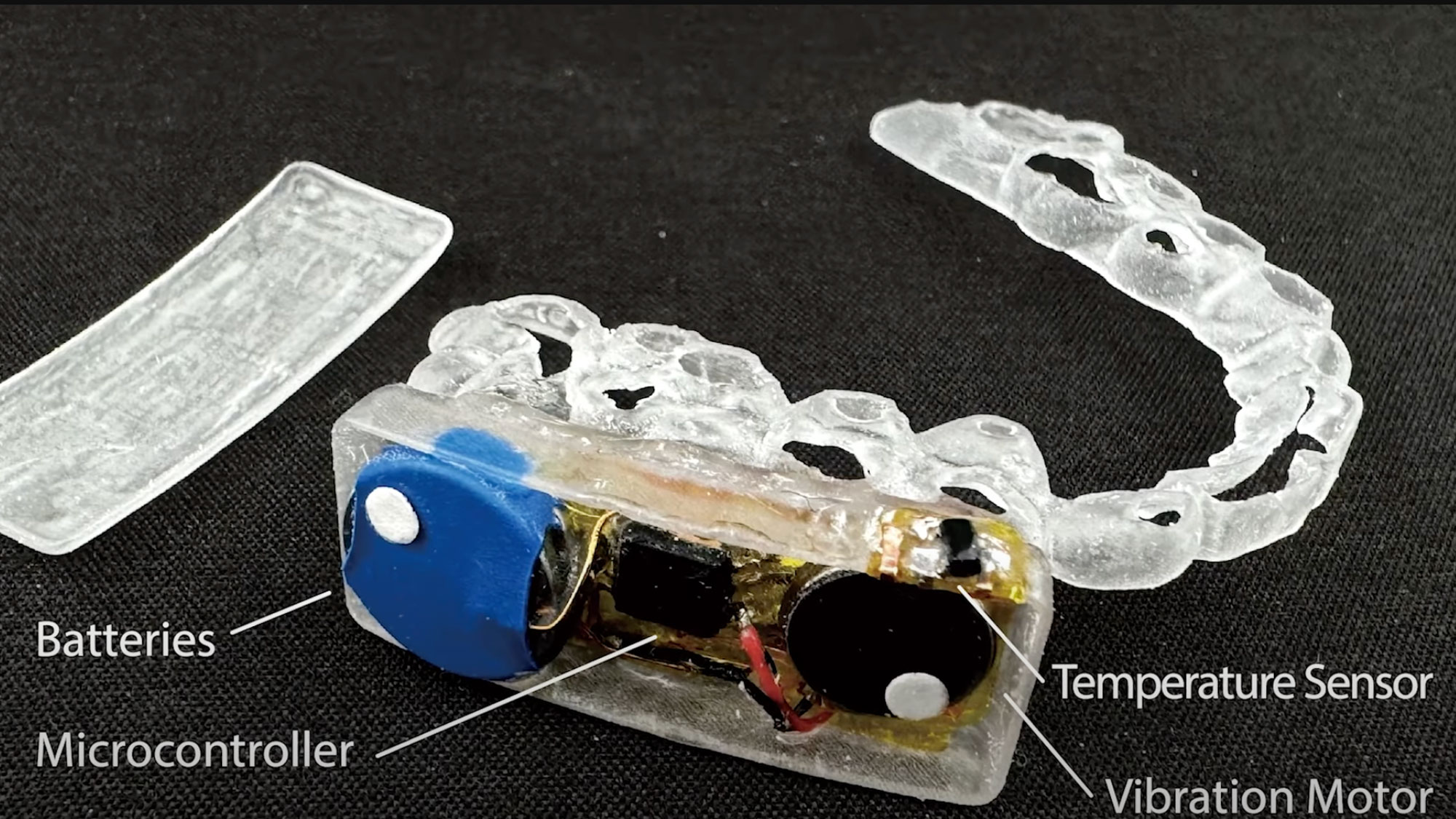 mouthguard with electronics