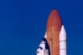 Space Shuttle Columbia's final launch from Pad 39A at the Kennedy Space Center on the morning of Jan. 16, 2003.