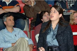 MIT postdoc Jocelyn Monroe captivated her audience during her April 11 talk announcing the results of an experiment that could have changed some of the basic elements of particle physics.