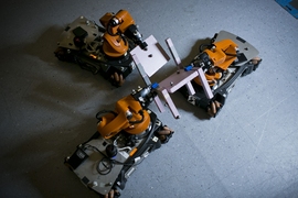 MIT researchers tested the viability of their algorithm by using it to guide a crew of three robots in the assembly of a chair.