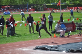 Motley, a mechanical engineering major, is also captain of MIT’s men’s track and field team.