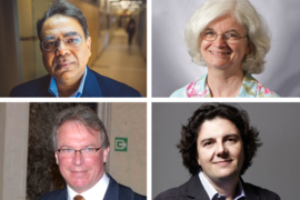 Clockwise from top left: Arup Chakraborty, Nancy Lynch, David Sabatini, and Hidde Ploegh