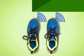 Researchers are developing a new boot with built-in sensors and tiny “haptic” motors, whose vibrations can guide the wearer around or over obstacles. Vibrations will jump from low to high intensity when the wearer is at risk of colliding with an obstacle.
