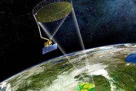 The SMAP observations are providing an unprecedented level of detailed, worldwide information on the amount of water in those top 2 inches (5 centimeters) of soil, collected globally every two to three days.
