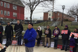 “I feel very happy today. The most fabulous gift that I have in my life is to be with my family,” Francisco Rodriguez said at a Dec. 22 press conference in Bellingham Hill Park in Chelsea, Massachusetts. 