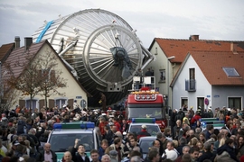 The Karlsruhe Tritium Neutrino Experiment, or KATRIN, is a massive detector based in the town of Karlsruhe, Germany, that has been designed to measure a neutrino’s mass with far greater precision than existing experiments.