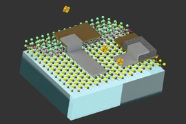 Diagram illustrates the design of the tiny devices, which are designed to be able to float freely in liquid or air. 