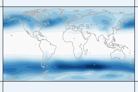 MIT researchers find that extratropical storm tracks — the blue regions of storminess in the Earth's middle latitudes — would change significantly with solar geoengineering efforts.