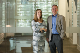 Jana Eggers, left, and CTO & Cofounder Nathan Wilson