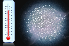 scattered light and temperature graphic