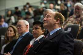 the audience at the Killian lecture