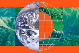 A graphic depicting the heat at the earth's core