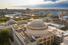 Aerial view of campus